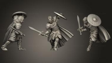 Military figurines warrior 3d model